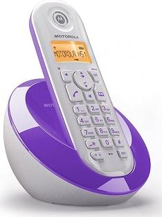 CORDLESS MOTOROLA C601V WHITE/VIOLET