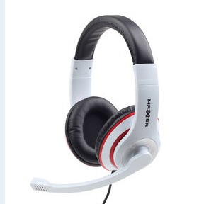 CUFFIE + MICROFONO 3,5MM TECHMADE MHS-03-WTRDBK BLACK/WHITE/RED