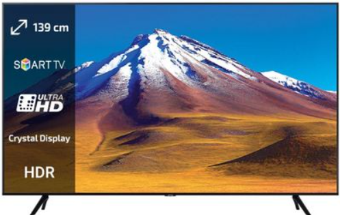 TV LED 55" SAMSUNG 4K UE55TU7092 SMART TV EUROPA BLACK