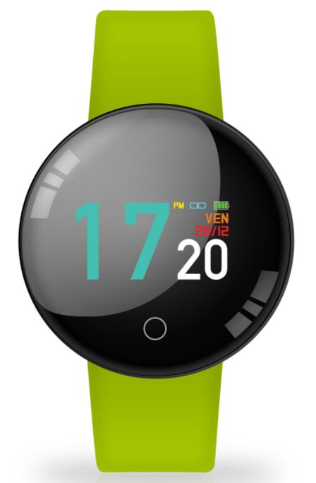 SMARTWATCH JOY WATERPROOF CON CARDIO A COLORI TECHMADE TM-JOY-GR GREEN