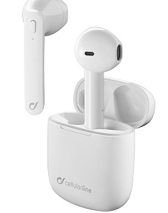 AURICOLARE BLUETOOTH CELLULAR LINE BTARIESTWSW WHITE
