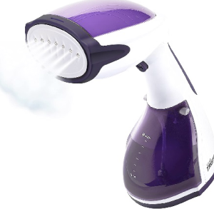 FERRO DA STIRO VERTICALE PER INDUMENTI TRISTAR CON SERBATOIO ACQUA ST-8916 BIANCO/VIOLA