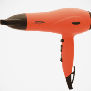 ASCIUGACAPELLI PROFESSIONALE HOWELL CON DIFFUSORE 2000W HP2030PRO ARANCIONE