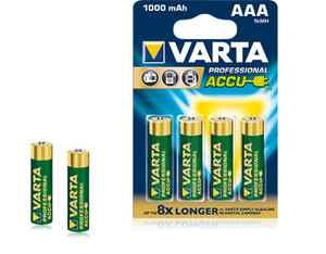 BATTERIA MINISTILO AAA RICARICABILE VARTA HR03-800 4PZZ