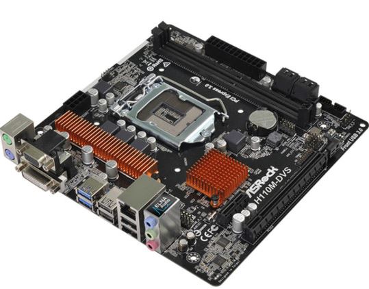 MAINBOARD SLGA1151 ASROCK H110M DVS R3.0 90-MXB4A0-A0UAYZ