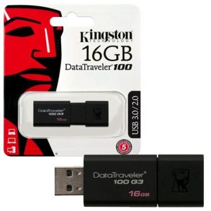 MEMORIA USB 16GB 3.0 KINGSTON DT100G3/16GB