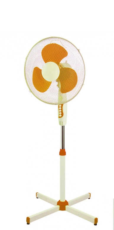 VENTILATORE A PIANTANA CON PALA 40 JCL BIANCO/ARANCIO