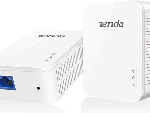 ADATTATORE ETHERNET PER RETE ELETTRICA POWERLINE KIT 2 ADATTATORI TENDA PH3 AV1000