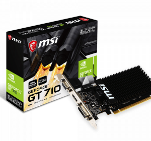 VGA PCI-E 2048MB MSI GEFORCE GT 710 2GD3H LOW PROFILE V809-2894/2000R