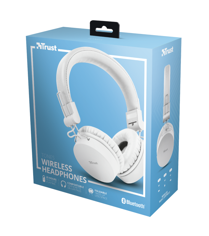 CUFFIE WIRELESS TRUST TONES WHITE 23909