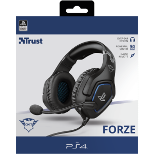 CUFFIE + MICROFONO 3.5MM GAMING TRUST GXT488 FORZE BLACK 23530