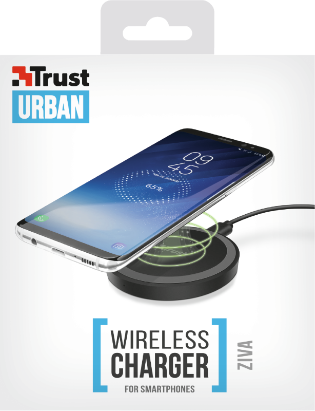 CARICABATTERIA WIRELESS TRUST 5W ZIVA 23034
