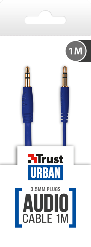 CAVO AUDIO TRUST FLAT 1M BLUE 20176
