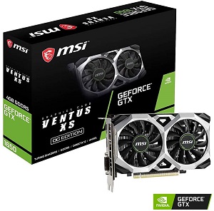 VGA PCI-E 4096MB MSI GEFORCE GT 1650 VENTUS XS OC V809-3060R