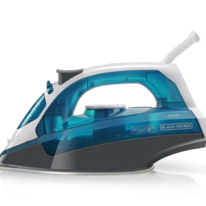 FERRO DA STIRO CERAMICO A VAPORE BLACK&DECKER 2200W BLU BXIR2200E