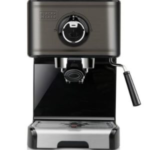 MACCHINA DA CAFFE' BLACK&DECKER ACCIAIO INOSSIDABILE 1200W BXCO1200E NERO CLASSE A