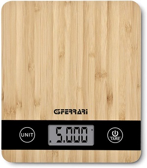 BILANCIA DA CUCINA DIGITALE 5KG G3 FERRARI G20087 BAMBU'