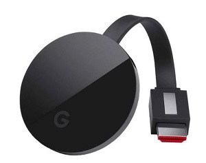 TV BOX ANDROID GOOGLE CHROMECAST ULTRA 4K BLACK