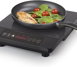 FORNELLO ELETTRICO SINGOLO TRISTAR A INDUZIONE 2000W IK-6178 NERO