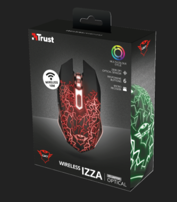 MOUSE OTTICO WIRELESS GAMING TRUST GXT107 IZZA 23214