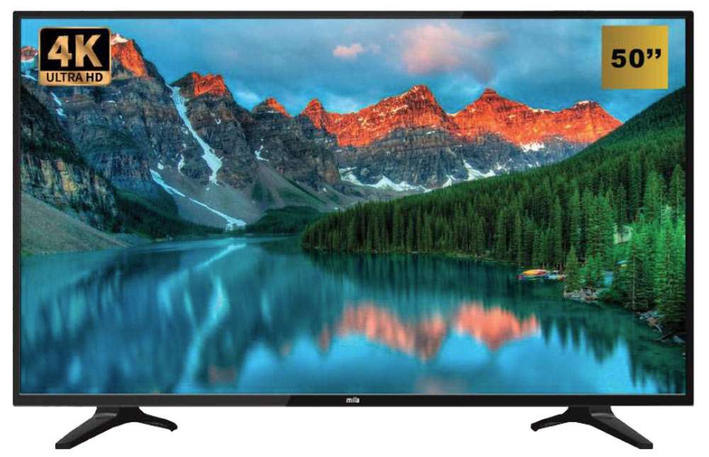 TV LED 50" MIIA 4K MB50NX03 SMART TV ITALIA BLACK