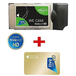 Modulo Fastcam We Cam Hd Tiv?sat + Smartcard Tiv?Sat Oro Digiquest