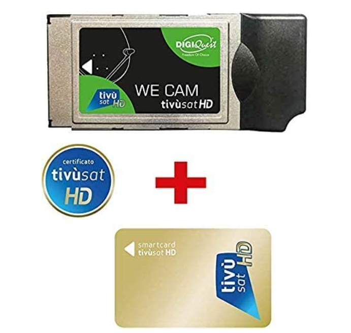 Modulo Fastcam We Cam Hd Tiv?sat + Smartcard Tiv?Sat Oro Digiquest