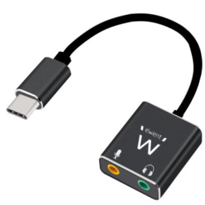 Adattatore Audio Type-C A 2 Jack 3,5mm Ewent EC1645