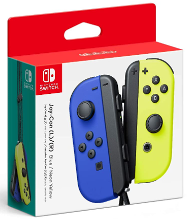 GAMEPAD NINTENDO SWITCH NINTENDO WIRELESS JOY-CON (L/R) BLUE/YELLOW NEON