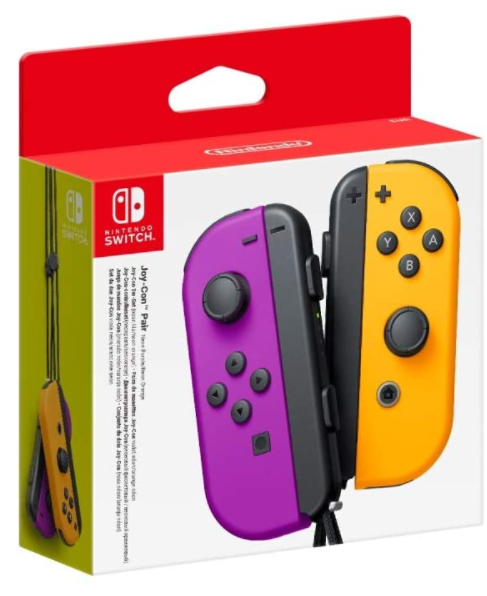 GAMEPAD NINTENDO SWITCH NINTENDO WIRELESS JOY-CON (L/R) PURPLE/ORANGE NEON
