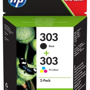 CARTUCCIA HP MULTIPACK 303 BK + 303 CL 3YM92AE