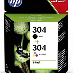 CARTUCCIA HP MULTIPACK 304 BK + 304 CL 3JB05AE