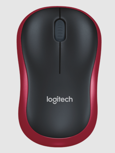 MOUSE OTTICO WIRELESS M185 LOGITECH 910-002237 ROSSO