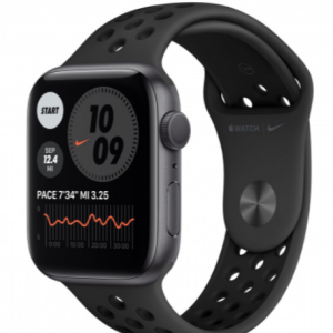 Smartwatch Apple Watch Nike Series 6 Gps 44mm Space Gray With Black Nike Sport Band Mg173wb/A