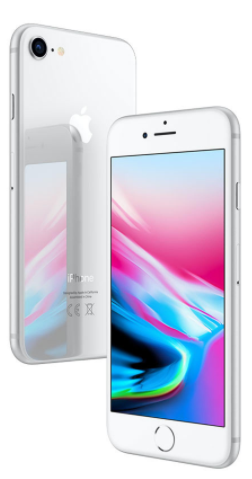 CELLULARE RICONDIZIONATO APPLE IPHONE 8 64GB MQ702 SILVER GRADO PREMIUM