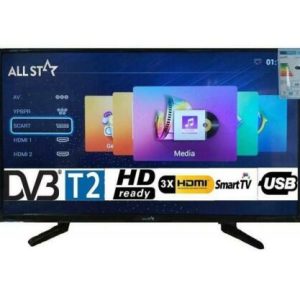 Tv Led 55" All Star 4k Asstv554k Smart Tv Italia Black