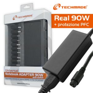 ALIMENTATORE UNIVERSALE PER NOTEBOOK TECHMADE 45W TM-ALI45W