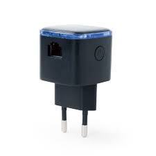 Wireless Access Point Ripetitore Range Extender Techmade Gembird Wnp-Rp300-03-Bk Black