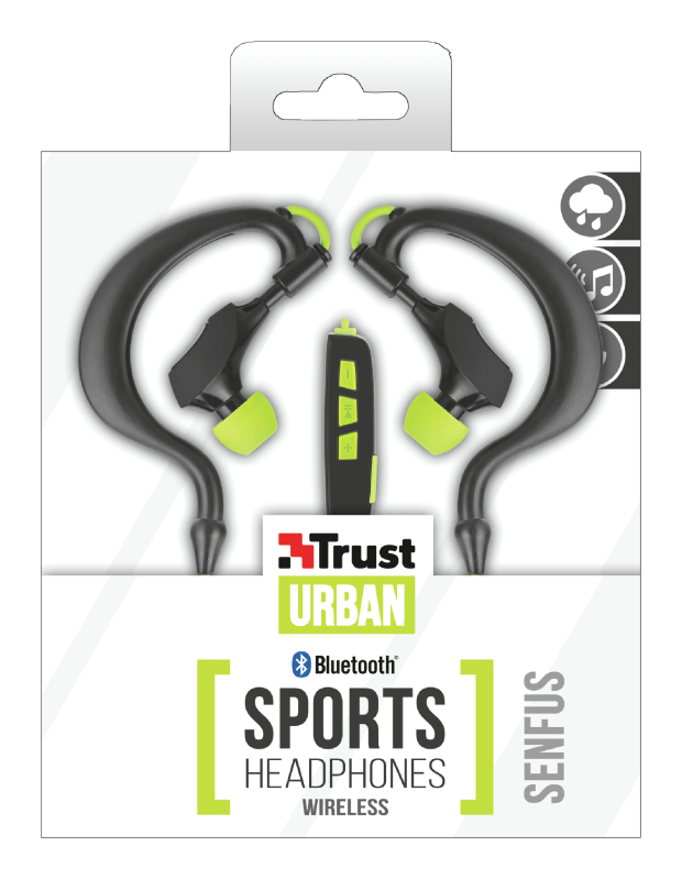 AURICOLARE BLUETOOTH SPORTS IN-EAR SENFUS TRUST 20890