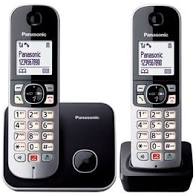 CORDLESS PANASONIC DUO KX-TG6852JTB BLACK
