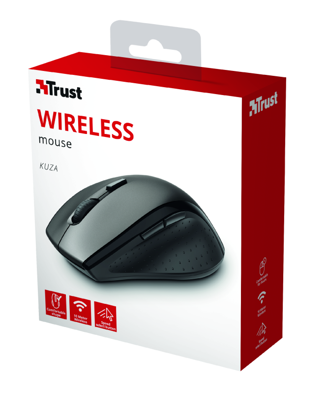 MOUSE OTTICO WIRELESS TRUST KUZA 24114