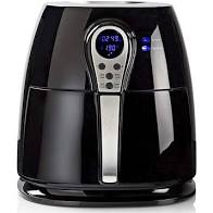 Friggitrice Ad Aria Calda 4,6 Lt Nedis Con Timer Digital Kaaf240ebk