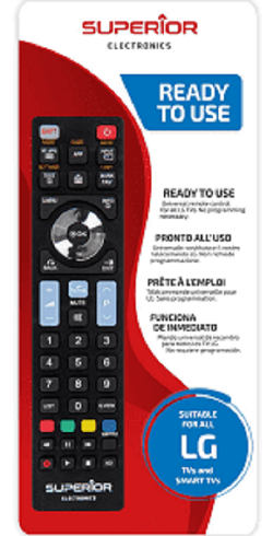 TELECOMANDO UNIVERSALE PER TV SUPERIOR SIMPLY NUMERIC SUPTLB002