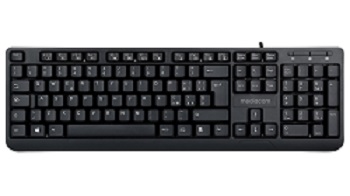 TASTIERA USB MEDIACOM M-SKB2200 BLACK