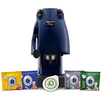 MACCHINA DA CAFFE' DIDIESSE FROG MAGICA EMOZIONE PACK CON 30 CIALDE BLU ITALIA