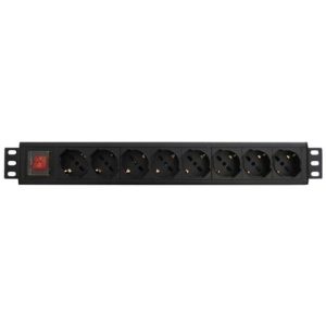MULTIPRESA RACK 19" 8 X ITA/SCHUKO SPINA SCHUKO 16A EWENT WPN-PDU-G01-08