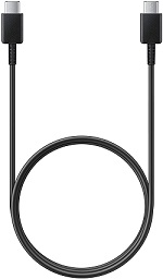 CAVO DATI/CARICA PER SMARTPHONE TYPE-C / TYPE-C SAMSUNG 3A 1M EP-DA705BBEGWW BLACK
