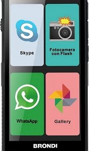 CELLULARE BRONDI AMICO SMARTPHONE 4G BLACK ITALIA