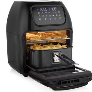 FRIGGITRICE AD ARIA CALDA 10LT FORNO 1800W TRISTAR FR-6964 NERO