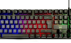 Ewent Tastiera Gaming Layout QWERTY Italiana 105 Tasti